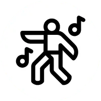 dancing icon